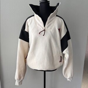 Hockey Ottawa Senators. Stylish Cream and Black Men's Sweatshirt